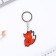 Acrylic key a keychain "Fox", 7.2 x 14 cm