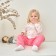 Set: Huds and pants crumb I am a “bunny”, height 68-74 cm, beige/pink color
