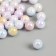 Beads for creativity plastic "Balls of pearl gradient" d = 1 cm set 50 pcs