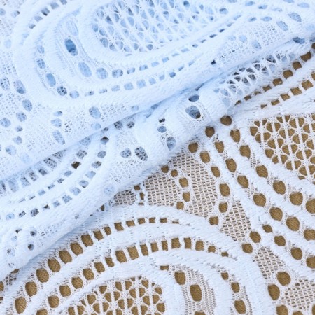 Lace elastic fabric, 180 mm × 2.7 ± 0.5 m, the color of the sky blue-1