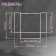 Zein tee, for a rectangular canal, 60 x 204 mm, ventilation