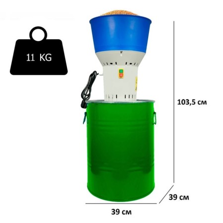 Milk-mucom grinder, 60 l, hobbyfarm-3