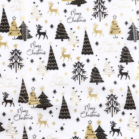 New Year. Paper Pacific, New Year's packaging "deer", 50 x 65 cm.-2