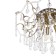 Crystal chandelier Bencrezo B21061/6AB, 6x40W, E14, 35x56x56 cm, bronze color
