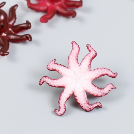 Decor for creativity PVC "Osminog" Bordeaux 4.8x4.6x1.8 cm-2