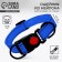 Nylon collar with fastex 2.5 cm, b blue