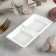 Menzhnya Porcelain 2 cells Wilmax, 60 ml, 14.5 × 7.5 cm, white color