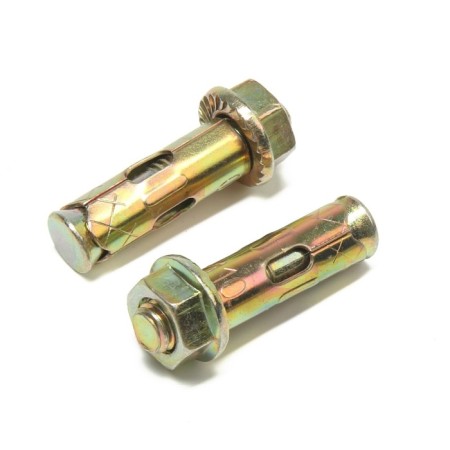 Anchor bolt scrap, with a nut, galvanized, 10x40 mm, 120 pcs