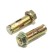 Anchor bolt scrap, with a nut, galvanized, 10x40 mm, 120 pcs