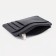 Cardholder with a section for coins, Textura, black color
