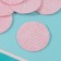 Cotton pads pink 50 pcs in the p/e package