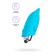 Eromantica Jolly minivibrator, 7.5 cm, silicone, blue color