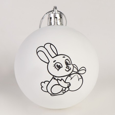 New Year's set for creativity. Set of mug for coloring with a Christmas tree “Happy New Year”, 300 ml-9