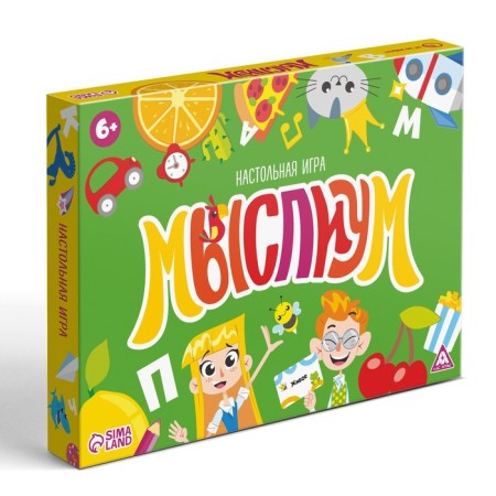 Board game to explain the words “Thought”, 50 cards, 6+-5