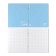 Notebook of 48 sheets in the Erichkrause CoverProbook Symbol cage, with a plastic cover, blue,