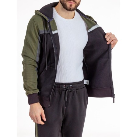 Sports costume men's ise, size 54, black color, khaki-5