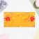 Money envelope "Happy Birthday!" glitter, yellow background, 17x8.5 cm