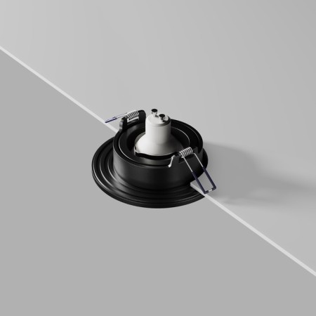 The built-in lamp Technical DL061-GU10-B, GU10, 1x10 W, 85x85x39 mm, black-4