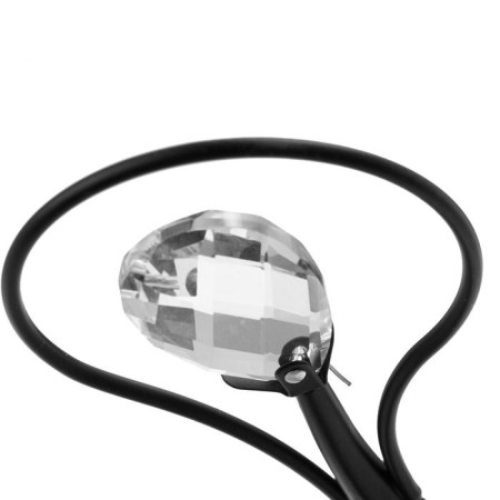 Chandelier gallop 890521 2x60W E27 black/matte white with black pattern-4