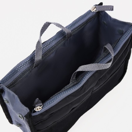Cosmetic bag-organizer on lightning, black color-2