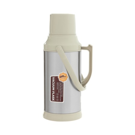 Thermos 3.2 l, with a glass flask, retains heat 12 hours, with a mug, gray-2