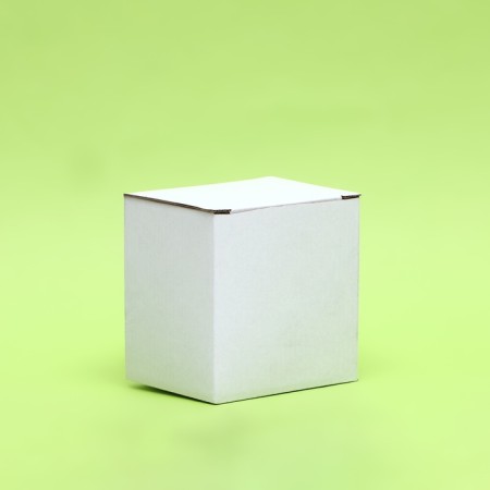 Box under a mug, without a window, white 12 x 9.5 x 12 cm-1