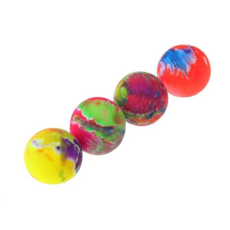 Rubber ball “overflow”, 2.5 cm, mix colors-2