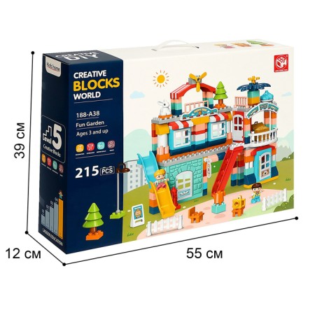 Constructor "Country House", 2 assembly options, 215 parts-4