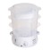 Sakura SA-7214 steam room, electric, 800 watts, 9 l, 3 tiers, white