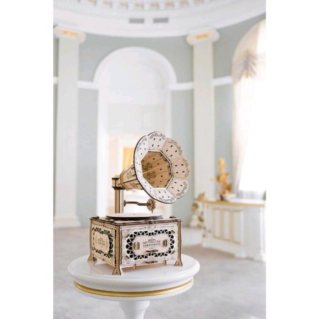 Wooden designer 3D "Gramophone"-20