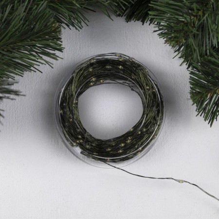 Garland “thread” 50 m dew, IP44, green thread, 500 LED, warm white glow, 8 modes, 31 V-2