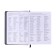 Dated diary 2025, A6+, 176 sheets "Lyon", solid cover, pancake embossing, with liesa, block 80 g/m2, black