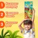 Puzzle-rostomer "Funny dinosaurians", with stickers