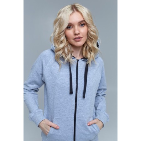 Feminine sweatshirt, size 44, color gray melange-3