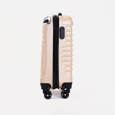 Small suitcase 20 ", lightning department, code castle, beige color-3