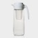 Glass jug with a plastic filter Renga "Daisy", 1.5 l, color gray color