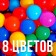 Balls for a dry pool with a pattern, ball diameter 7.5 cm, set 500 pieces, color colorful color