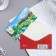Money envelope "Happy Birthday!" Cutting, mountains, butterflies, 8.3x16.7 cm