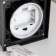 Nightlight "light" LED 3W 4000k 3X AAA Black 10.5x10.5x24cm Risalux