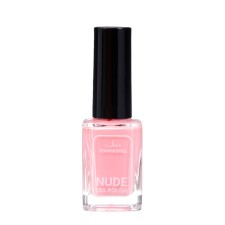 Лак для ногтей с эффектом геля NUDE collection, тон 201, светлая сакура, 12 мл