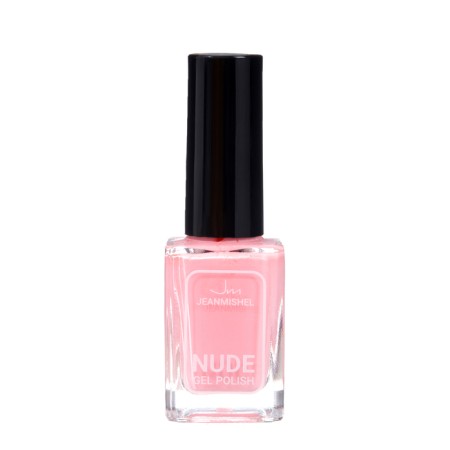 Nail polish with Nude Collection gel effect, tone 201, bright Sakura, 12 ml