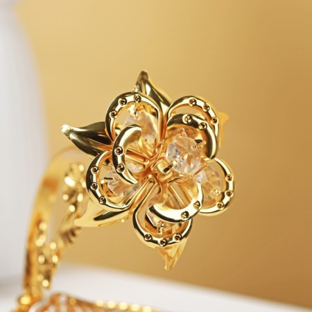 Fruit stand "Liszt", 23 × 12 × 18 cm, gold color-3