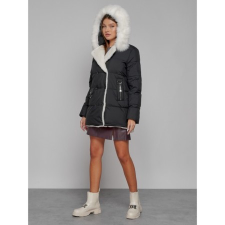 Winter jacket, size 44, black color-4