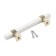 Cappio pk117 bracket handle, m/o 160 mm, white/gold color
