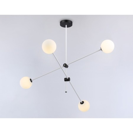 Suspended Ambrella Light, Modern, TR2505, 4XG9, white, black color-3