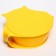 Children's plate Hello, Hippo! with a lid 400 ml, yellow color