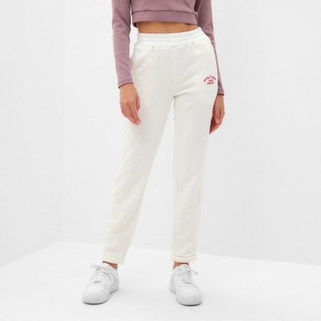 Women's pants Minaku: Sporty & Sty! Milk color, rr 48