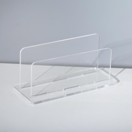 Contractor stand model 11 × 5 × 5 cm, 2 mm plexiglass, transparent, in a protective film-1