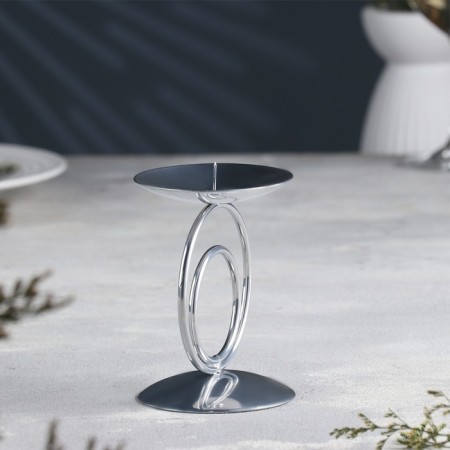 Sunset "Sunset" metal per candle, 8.3x11 cm, chrome-2