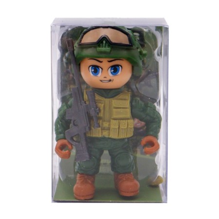 FUNKY TOYS figure "Special Forces", in green uniform, 8 cm, mix-3